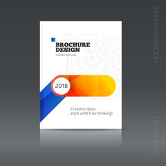 Simple style brochure. Flyer promotion. 