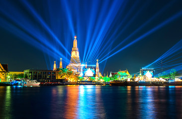 Thailand Countdown 2016 at Wat Arun Rajwararam is public to the public.