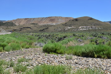 A copper mine in Nevada America.
