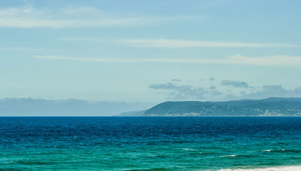 The Australian coast.