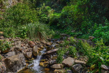 peru inca trail salkantay stream