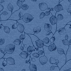 Vivid repeating floral - For easy making seamless pattern use it for filling any contours