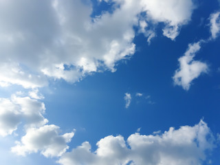 Obraz premium clouds with blue sky background