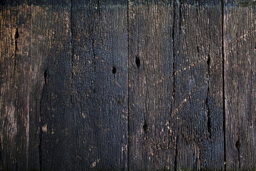 Old wood cracked texture. Outdoor rustic wood surface with cracked pattern texture background, rustic or vintage retro style decoration design.