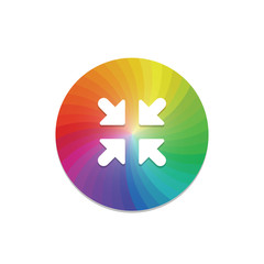 Obraz premium Color Circle - App Push-Button
