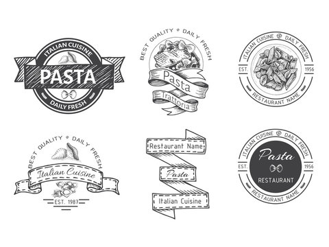 Branding italian restaurant. Logo trattory