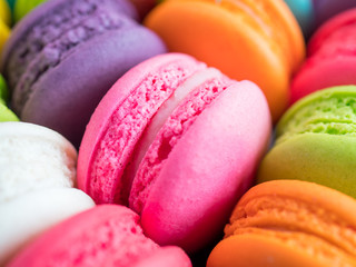 French colorful macarons 12
