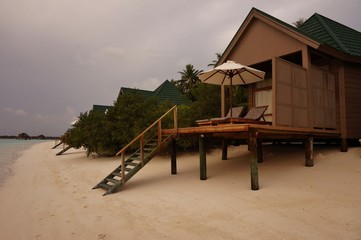 Maldivian beach villa