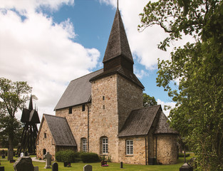 Fototapeta na wymiar Hossmo church Sweden