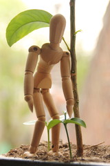 mannequin surpris 