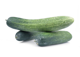 Cucumber isolated on white