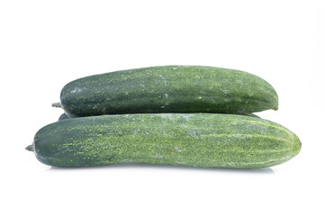 Cucumber isolated on white