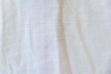 Obraz premium white fabric cloth texture