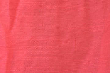 Red fabric texture background