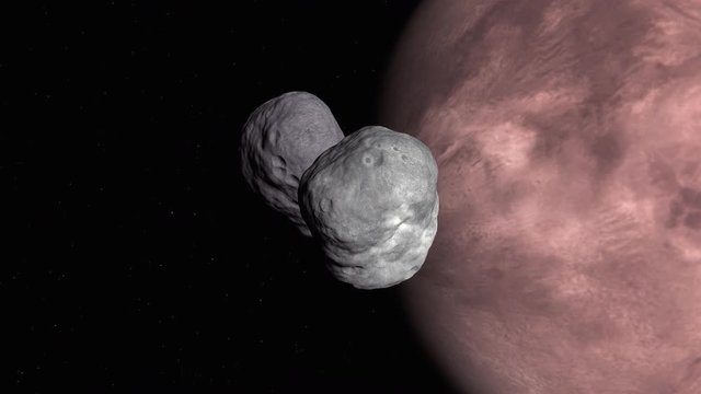 Following an asteroid that is almost colliding with Mars moon Phobos