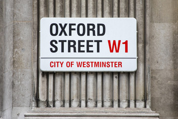 Obraz premium Oxford Street in London