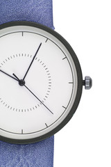 wristwatch isolated on white background