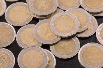 euro coins