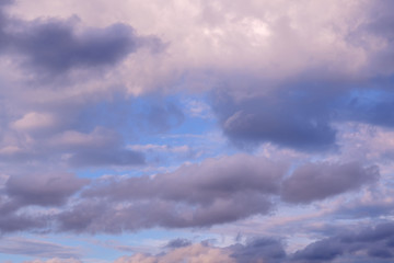 Fototapeta na wymiar Sky and clouds / Sky and clouds, use as background.