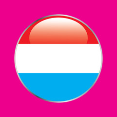 Luxembourg flag button