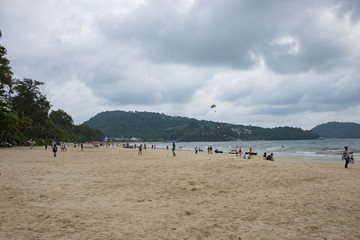 Fototapeta na wymiar The beach at Phuket, Thailand