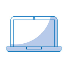 laptop computer isolated icon vector illustration design