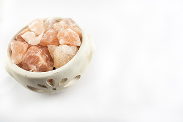 Salt stones.
