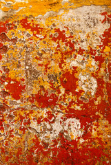 Old brick wall background colors. Antigua Guatemala