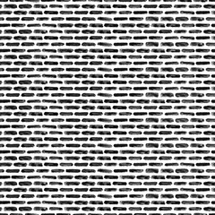 Hand drawned seamless watercolor pattern. Abstract watercolor bricks in black and white. Seamless pattern with watercolor bricks.