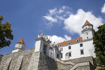 Fototapeta premium Bratslava castle in Slovakia