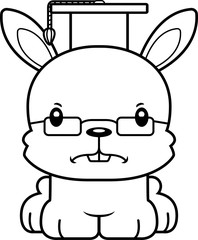 Cartoon Angry Teacher Bunny