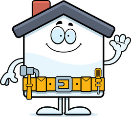 Cartoon Home Improvement Waving