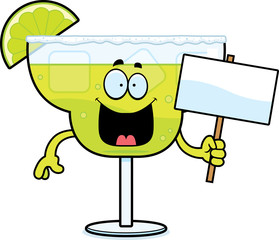Cartoon Margarita Sign