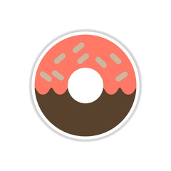 Donut sticker