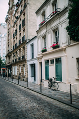 Latin Quarter of Paris. Old france street