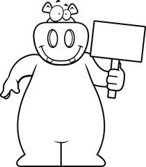 Hippo Sign