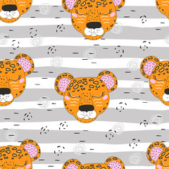 Cute panther Pattern print for kids