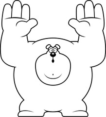 Cartoon Bear Surrender