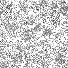 Coloring book page. Adult antistress therapy.