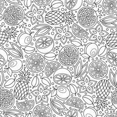 Coloring book page. Adult antistress therapy.