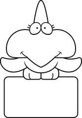 Cartoon Pterodactyl Sign