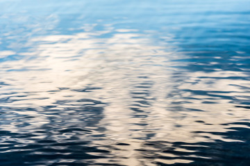 horizontal background of water Sith light reflections and ripples