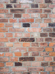 Old Brick Wall In Different Colors, Background Texture