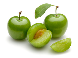 Green plums