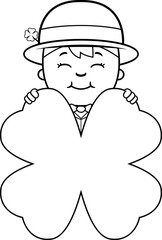 Child Leprechaun Shamrock