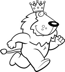King Lion Running