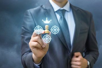 A pawn in the hands of a businessman with the goal of becoming a Queen.