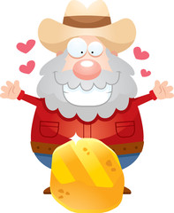 Cartoon Miner Gold