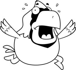 Cartoon Cardinal Panic