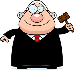 Obraz premium Cartoon Judge Gavel